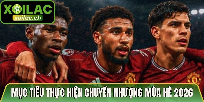 Mục tiêu thực hiện cầu thủ MU chuyển nhượng mùa hè 2026